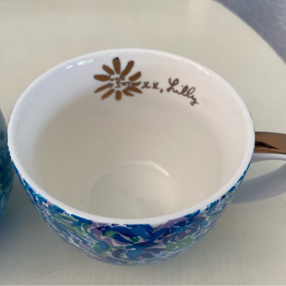 Lilly Pulitzer Blue Maintenance 12 Ounce Mug New without Box Lot - Picture 5 of 7